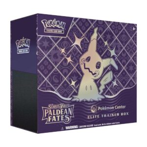 Pokemon TCG Scarlet and Violet Paldean Fates Pokemon Center Elite Trainer Box ENG